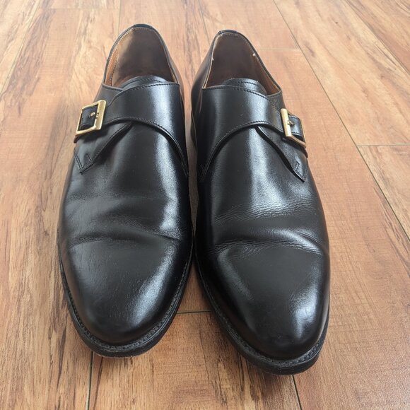 Finsbury Men's Leather Buckle Shoes - Picture 1 of 8